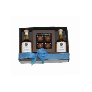 Cognac-Set mit Trüffes