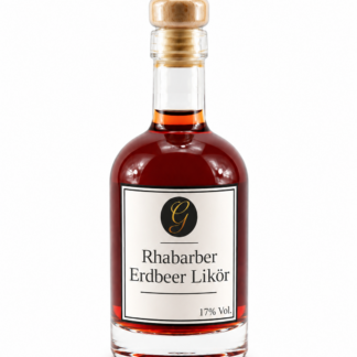 Rhabarber-Erdbeer-Likör 17%