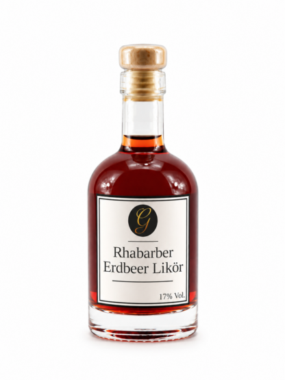 Rhabarber-Erdbeer-Likör 17%