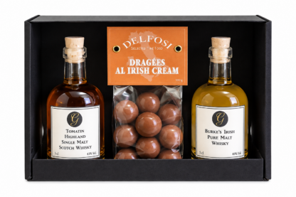 Geschenk-Set "Zweierlei Whisky mit Schokolade"