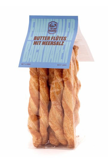 Butter Flûtes mit Meersalz (120g)