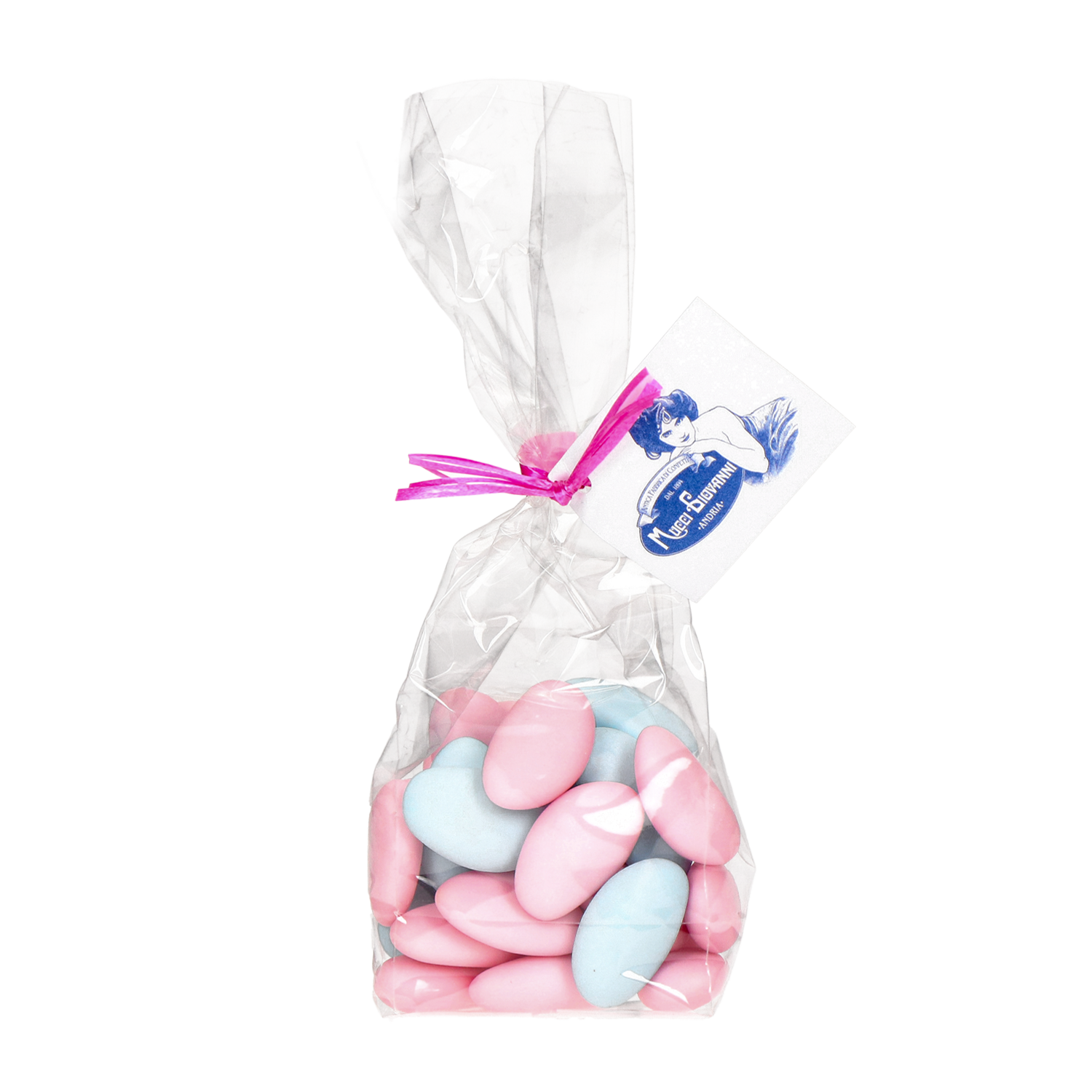 Zuckermandeln in Rosa und Blau (100g)